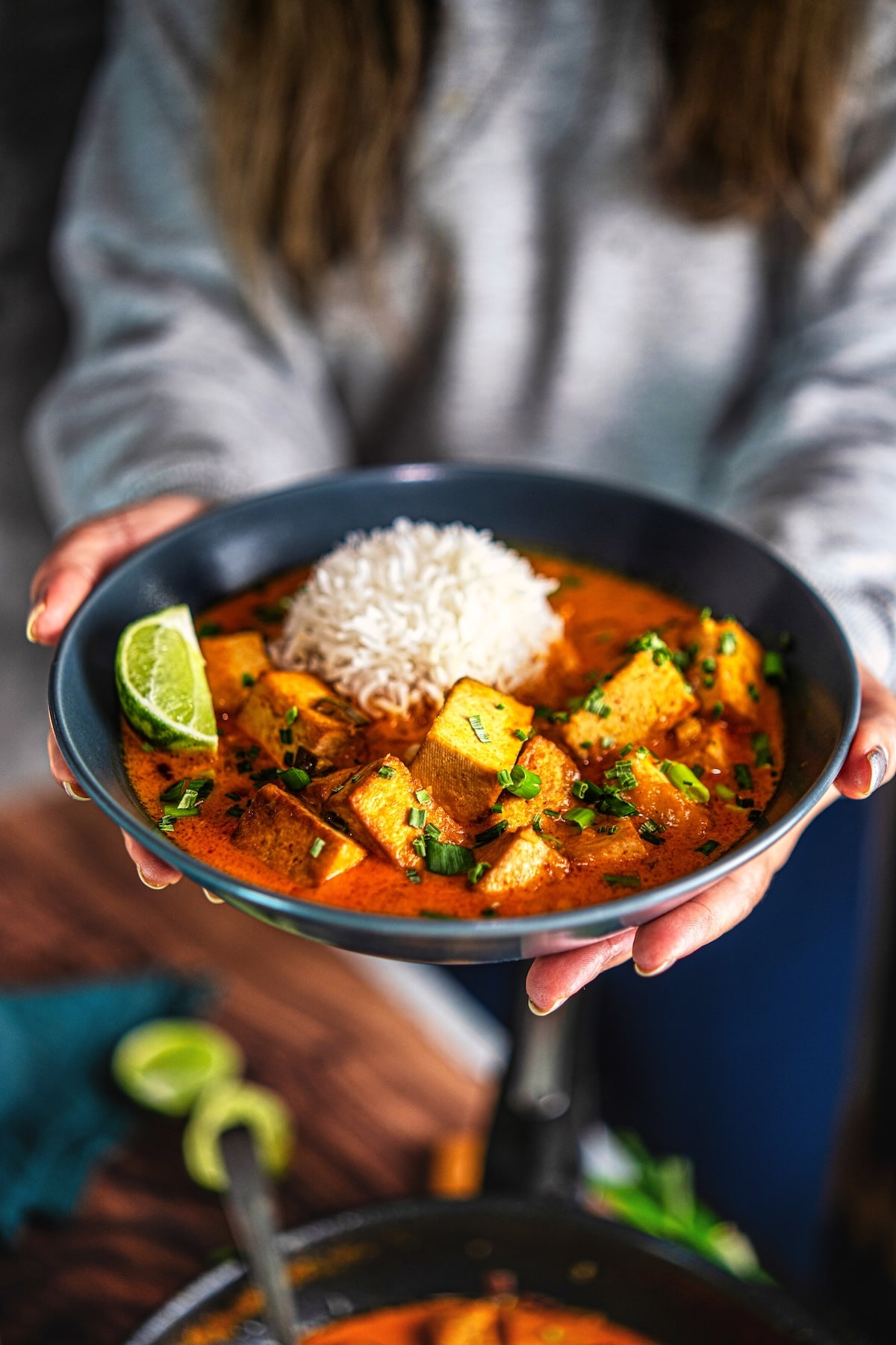 Image of Creamy Coconut Lime Tofu Curry