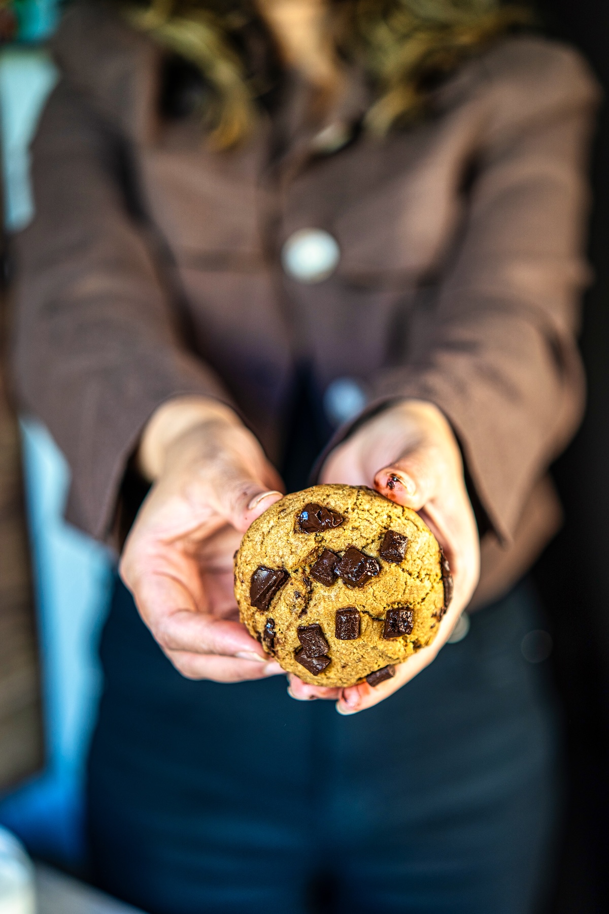 Eggless Brown Butter Chocolate Chip Cookies