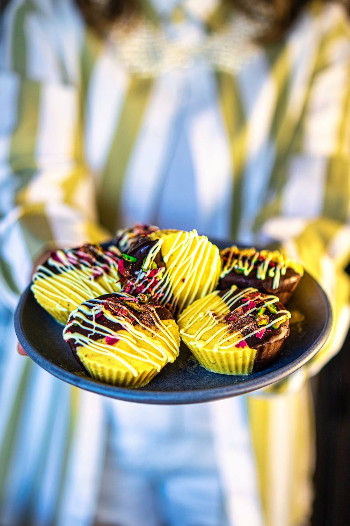 Frozen Mango Lassi Bites