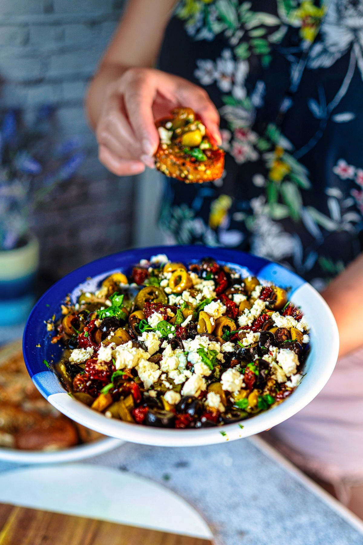 Image of Loaded Olive Oil Bread Dip