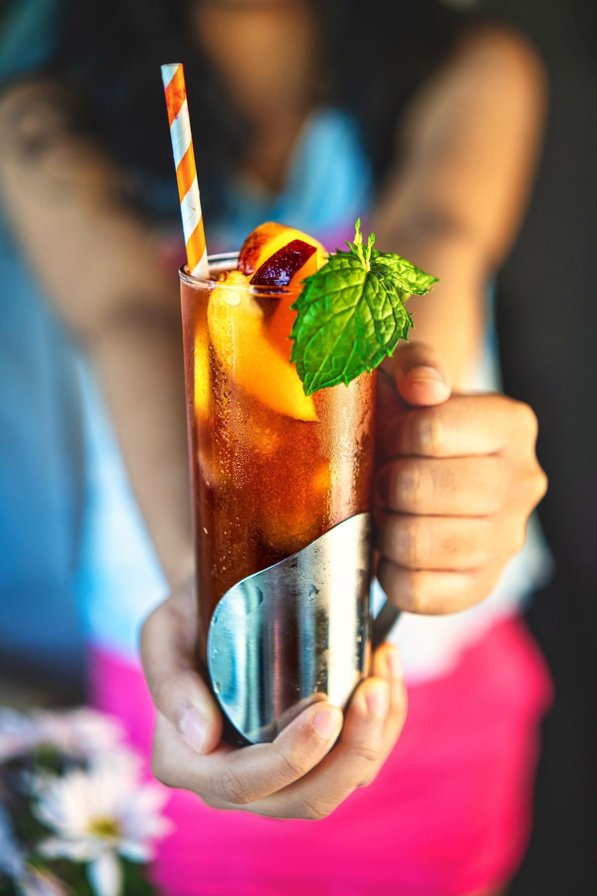 Homemade Peach Iced Tea Recipe