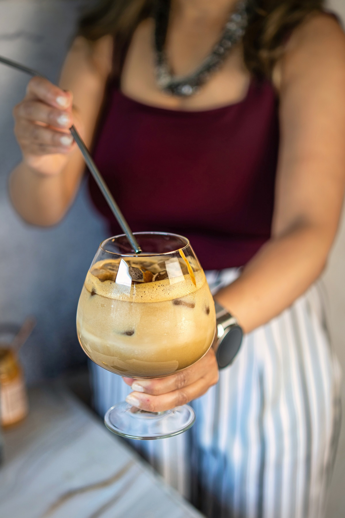Peanut Butter Iced Latte
