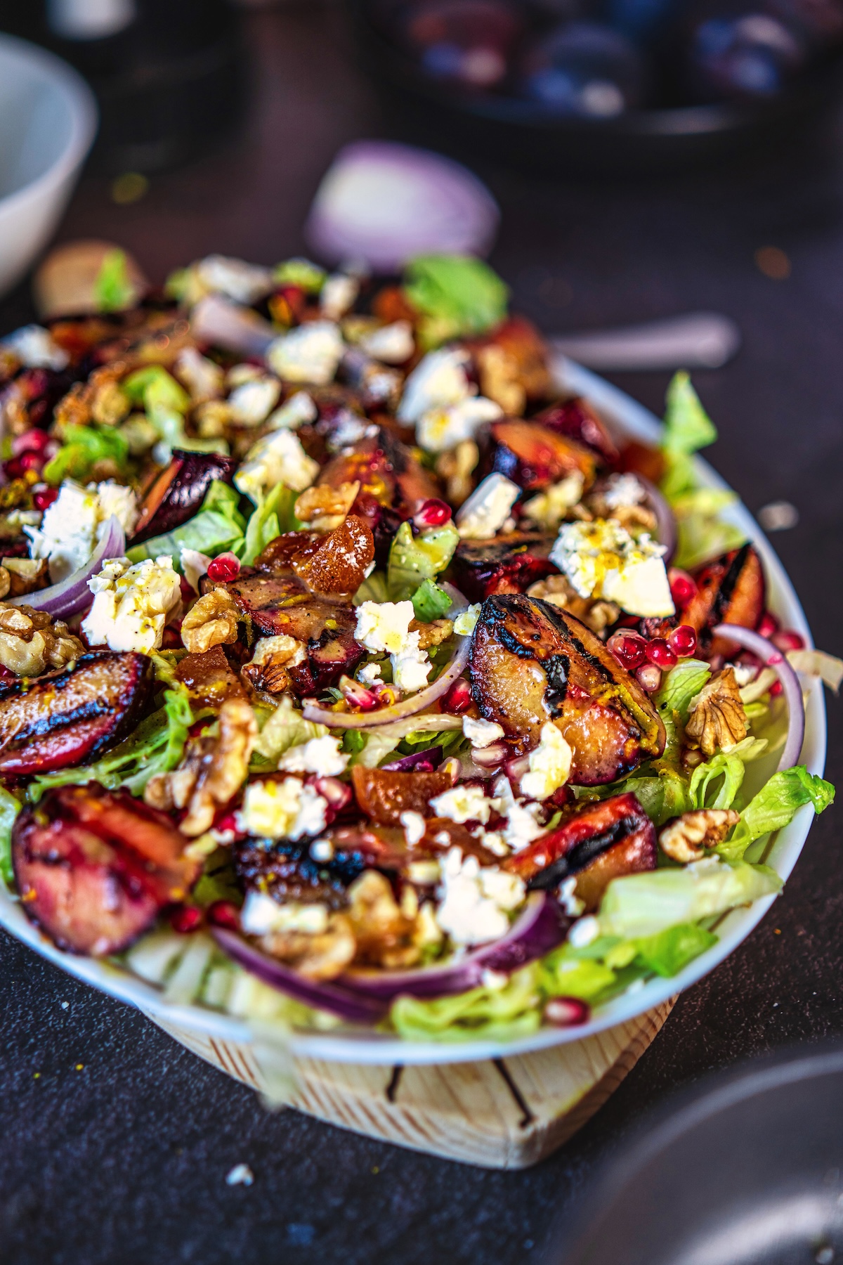 Image of Grilled Plum Salad